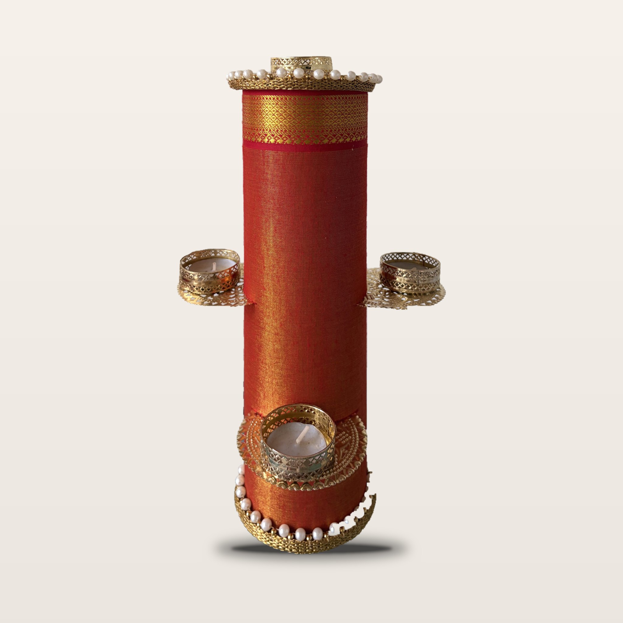 Lamp 2 Rust Red