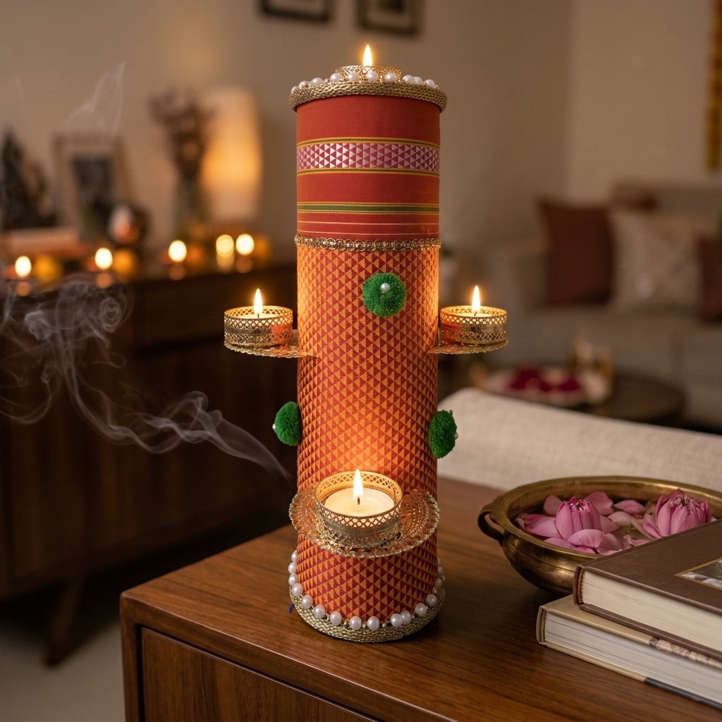 Lamp Khan 3 Orange Khun