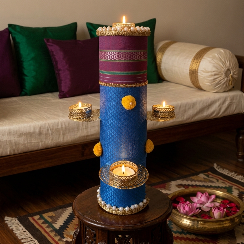 Lamp Khan 5 Blue Khun